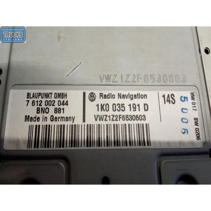 VOLKSWAGEN NAVIGAZIONE VOLKSWAGEN Golf Plus 2004>2008 usato