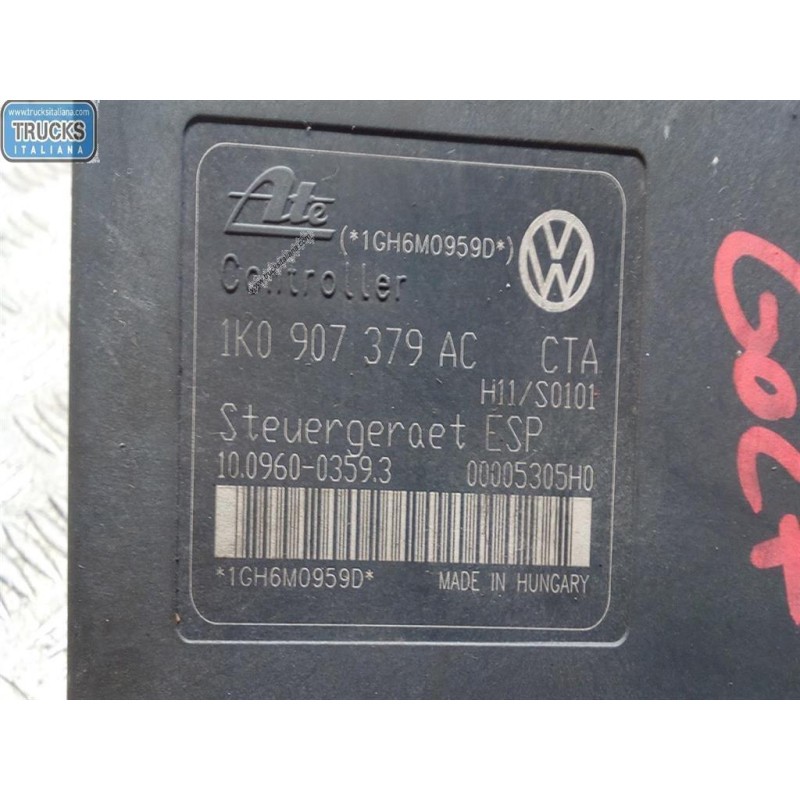 VOLKSWAGEN ABS SYSTEM VOLKSWAGEN Golf Plus 2004>2008 used