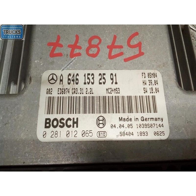 MERCEDES-BENZ van CENTRALINA MOTORE MERCEDES-BENZ van Vito-Viano (W639) 2003>2010 usato