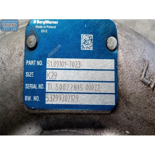 TURBINA MAN TGX  usato