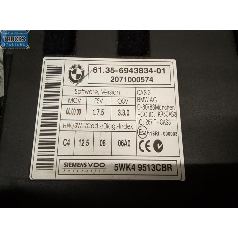 MINI CENTRALINA MOTORE MINI R56  2006>2011 usato