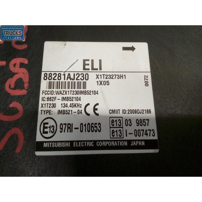 SUBARU CENTRALINE VARIE A SUBARU Legacy 2009> usato