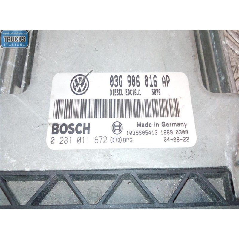 VOLKSWAGEN ENGINE UNIT VOLKSWAGEN Golf 5 2003>2008 used