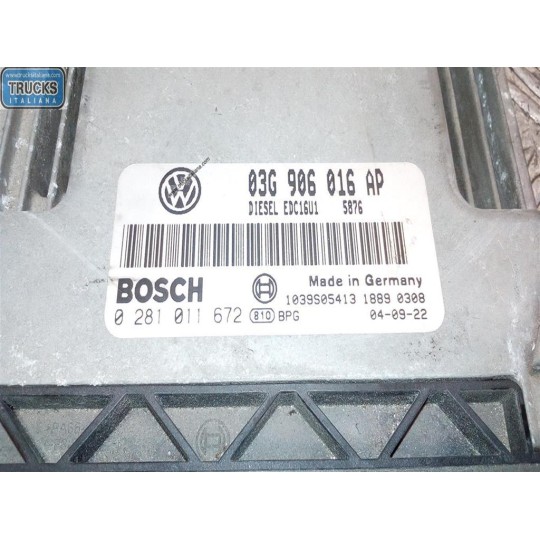 CENTRALINA MOTORE VOLKSWAGEN Golf 5 2003>2008 usato