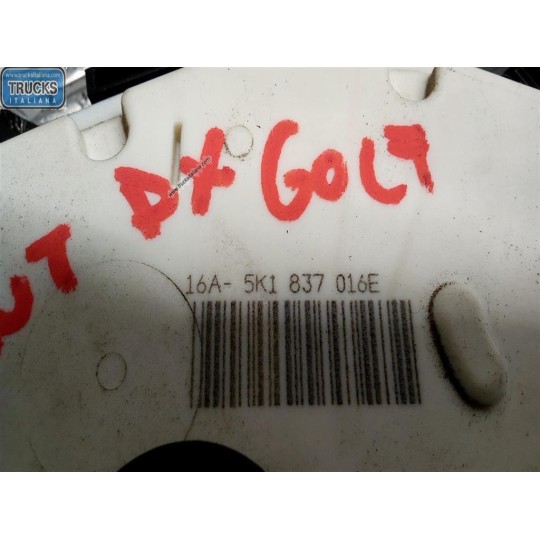 SERRATURA SCROCCO VOLKSWAGEN Golf 7 2012>2016 usato