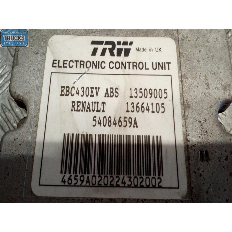 RENAULT van ABS SYSTEM RENAULT van Trafic 2001>2007 used