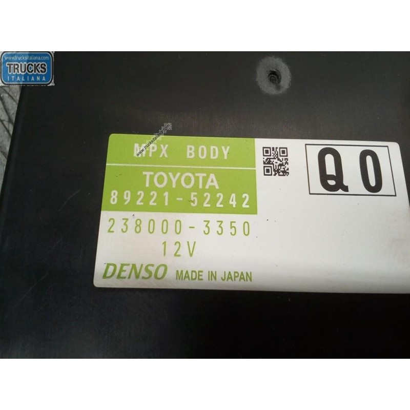 TOYOTA VARIOUS CONTROL UNITS A  TOYOTA Verso-S 2010>2014 used