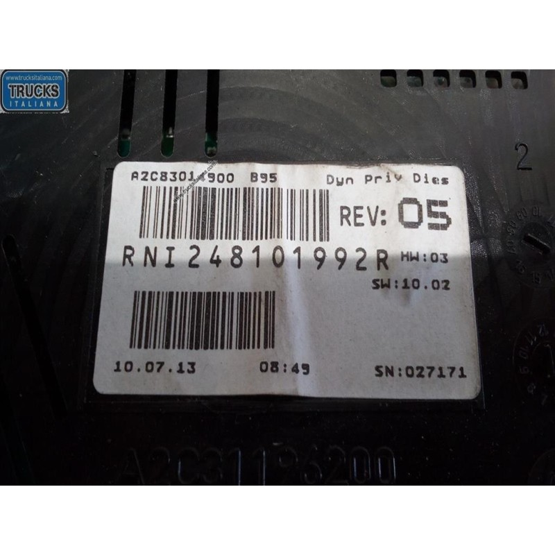 RENAULT INSTRUMENT PANEL RENAULT Megane 2014>2016 used