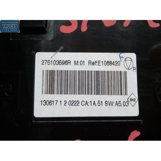 AC CONTROL UNIT RENAULT Megane 2014>2016 used