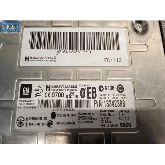 VARIOUS CONTROL UNITS B  OPEL Insignia 2009>2012 used