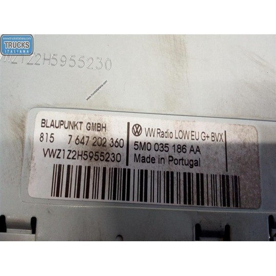 AUTORADIO VOLKSWAGEN Tiguan 2007>2011 usato