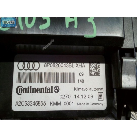 AC CONTROL UNIT AUDI A3 Sportback 2008>2012 used