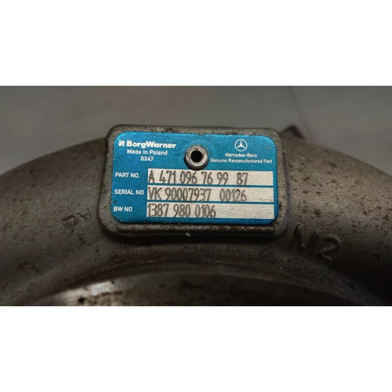 MERCEDES-BENZ truck TURBINA MERCEDES-BENZ truck Actros euro 6 2014>2021 usato