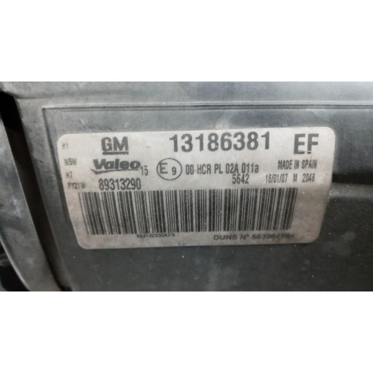 FRONT LEFT FLASHLIGHT  OPEL Corsa D 2006>2010 used