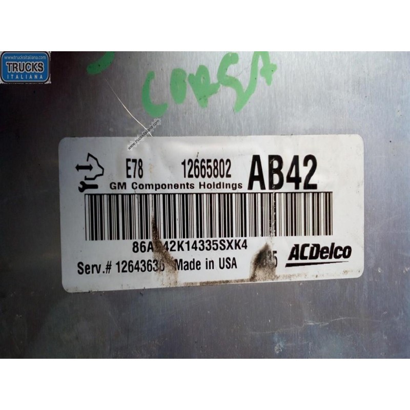 OPEL ENGINE UNIT OPEL Corsa E 2014>2019 used