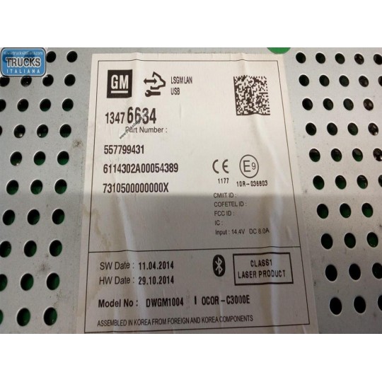 AUTORADIO OPEL Corsa E 2014>2019 usato