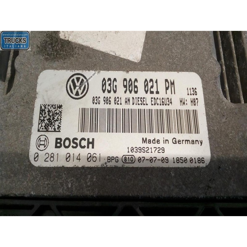 VOLKSWAGEN ENGINE UNIT VOLKSWAGEN Golf 5 2003>2008 used