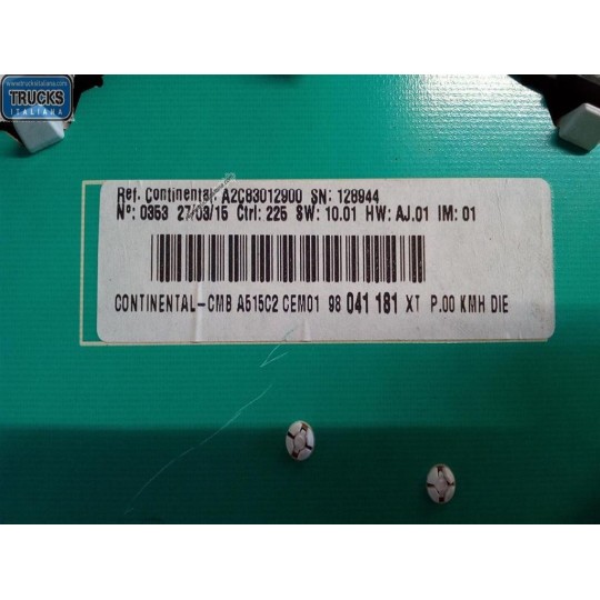 QUADRO STRUMENTI CITROEN C3 2013>2016 usato