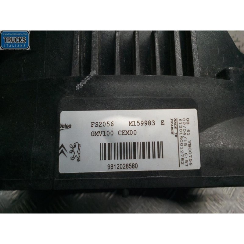 CITROEN CONVEYOR ELECTRIC FAN CITROEN C3 2013>2016 used