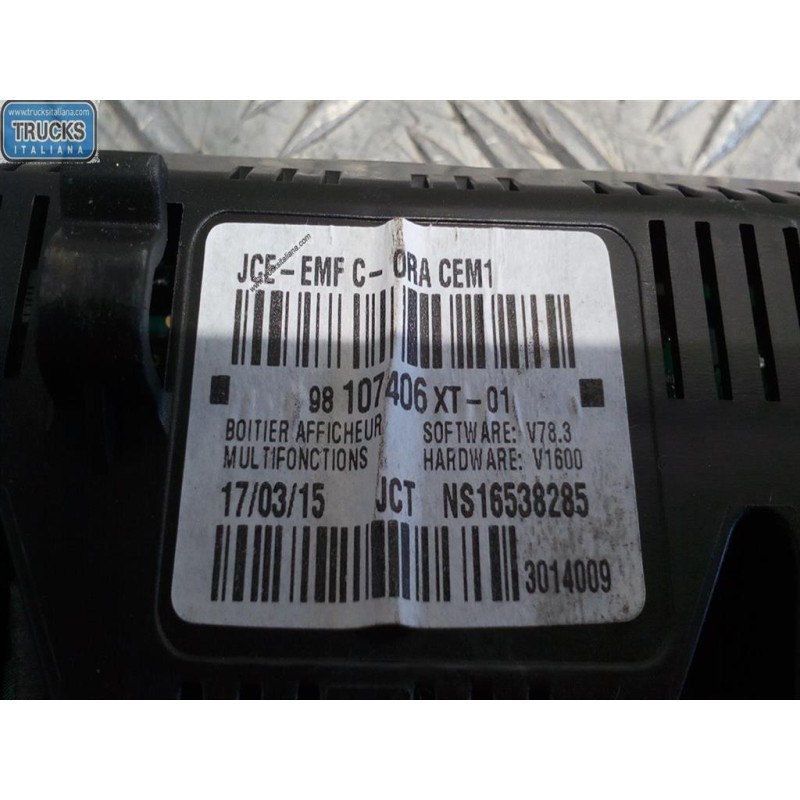 CITROEN VARIOUS DISPLAY  CITROEN C3 2013>2016 used