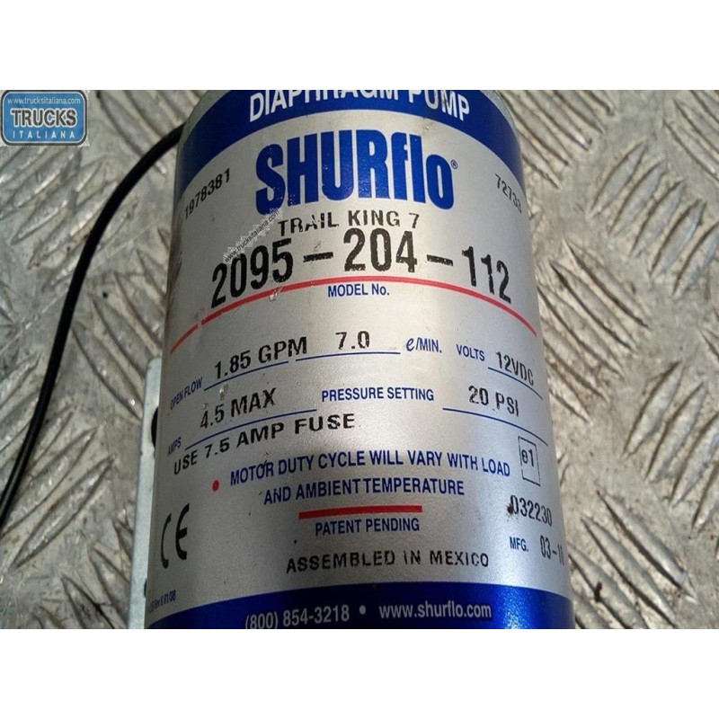 . POMPA ACQUA . . used