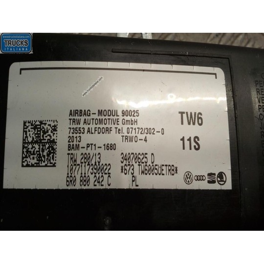 CURTAIN AIRBAG RIGHT  VOLKSWAGEN Amarok 2010>2016 used