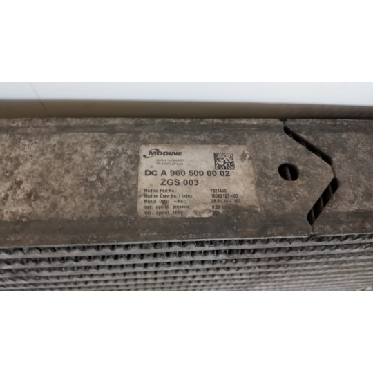 RADIATORE INTERCOOLERS MERCEDES-BENZ truck Actros euro 6 2014>2021 usato