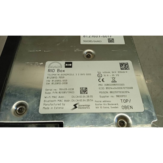 CENTRALINE VARIE MAN TGX  usato