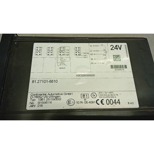TACHIGRAFO MAN TGX euro 6 usato