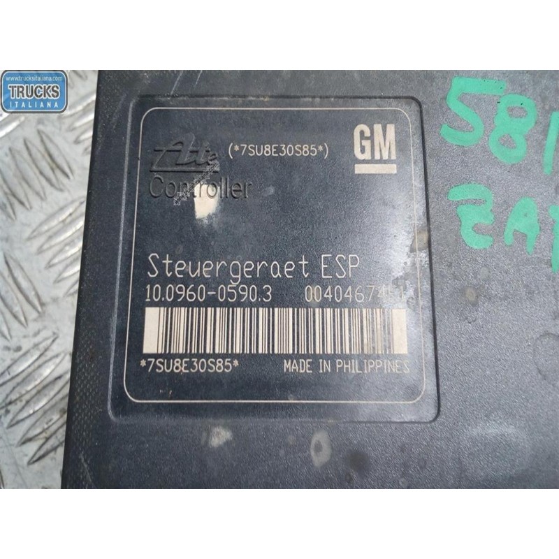OPEL ABS SYSTEM OPEL Zafira B 2008>2014 used
