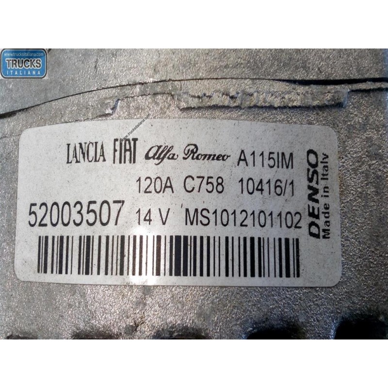 FIAT ALTERNATOR FIAT Doblo' 2015> used