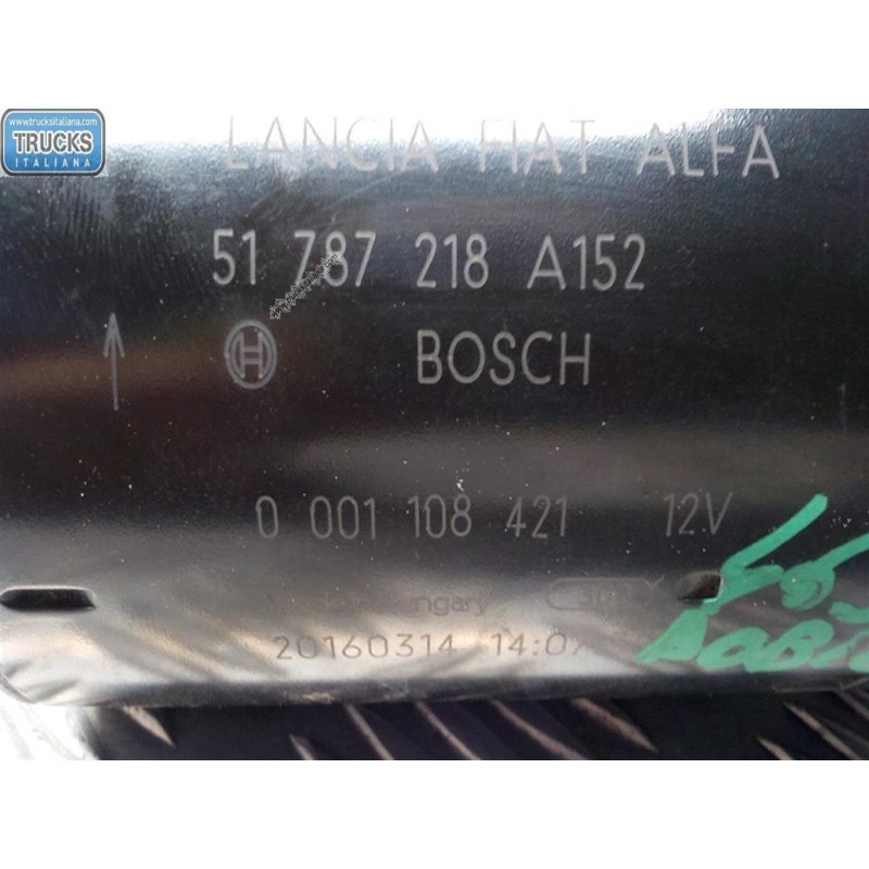 FIAT STARTER MOTOR FIAT Doblo' 2015> used