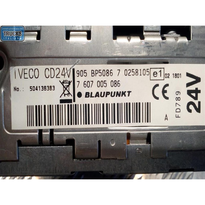 IVECO AUTORADIO IVECO Stralis 2007>2013 usato