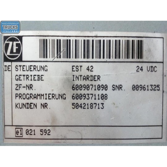 CENTRALINE VARIE D IVECO Stralis 2007>2013 usato