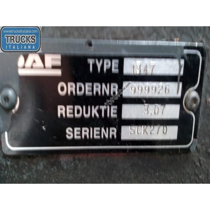 DAF REAR DRIVE AXLE 
 DAF XF95 used