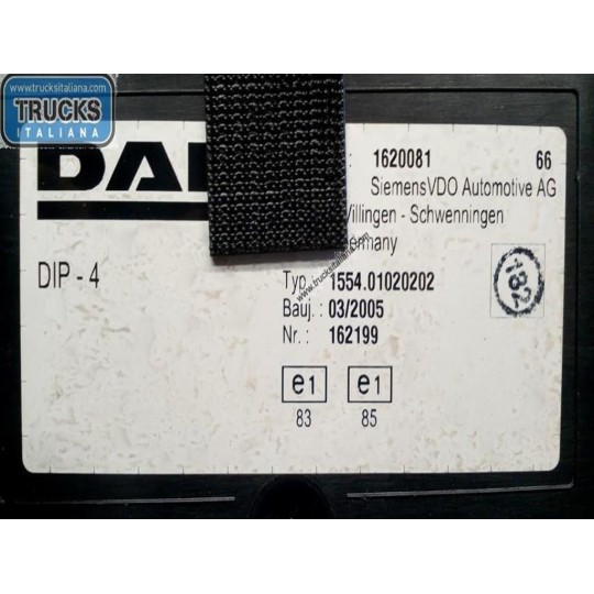 QUADRO STRUMENTI DAF XF95 usato