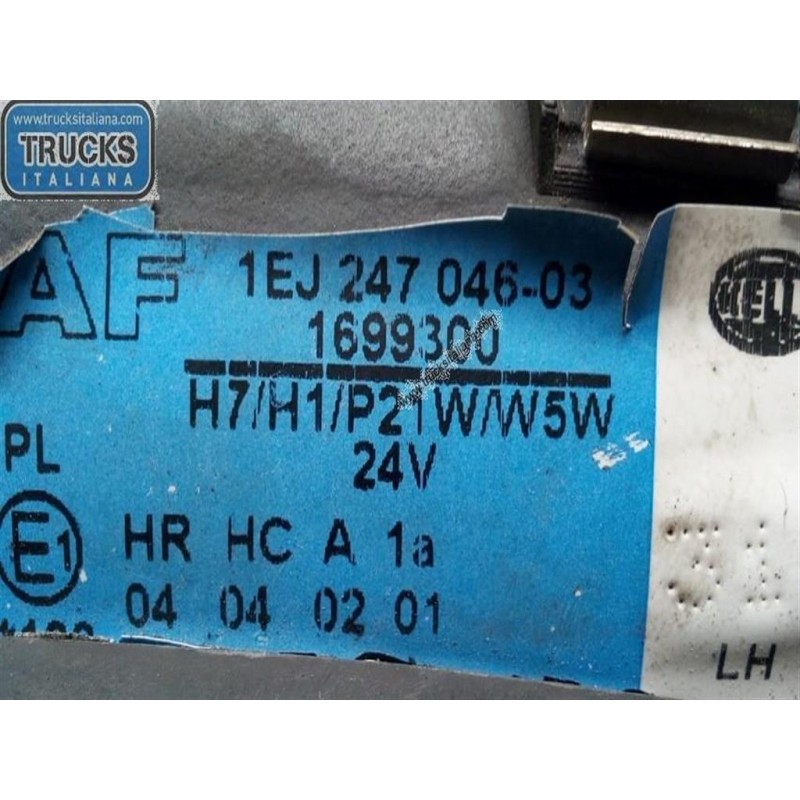 DAF FRONT LEFT FLASHLIGHT  DAF XF95 used