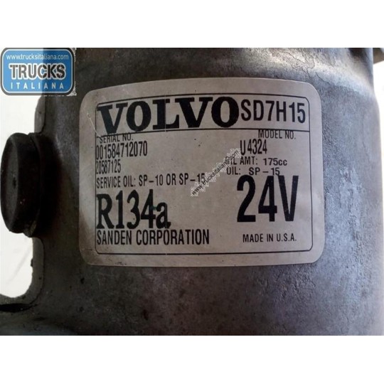AIR CONDITIONER COMPRESSOR VOLVO truck FM11 euro 5 used