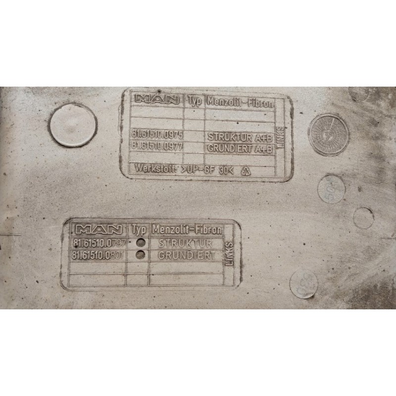 MAN FOOT UP LEFT  MAN TGX  used