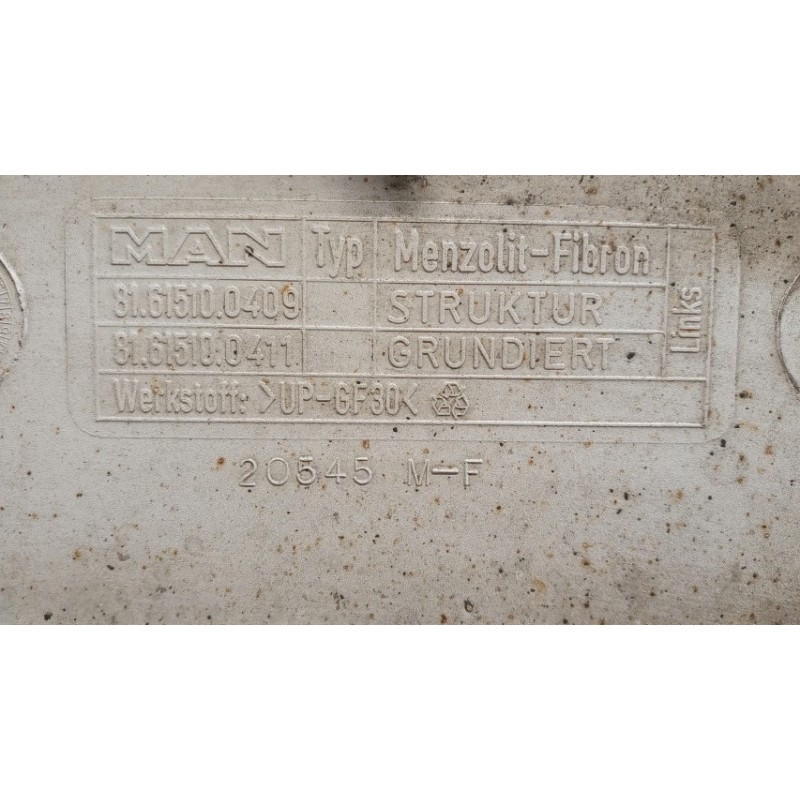 MAN PLASTICHE ESTERNE VARIE MAN TGX  usato