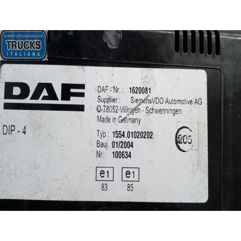 DAF QUADRO STRUMENTI DAF 85CF usato