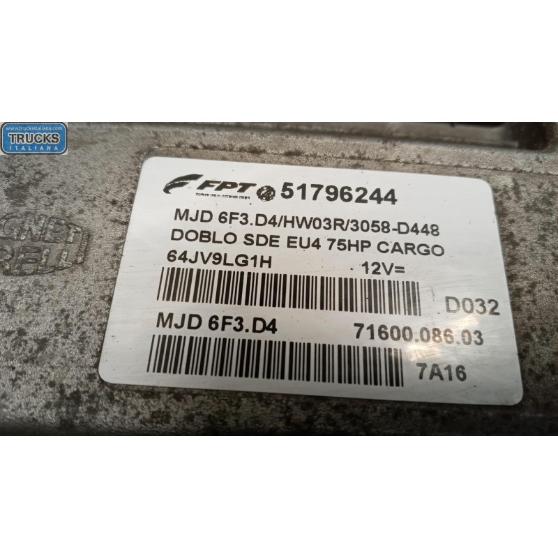 FIAT ENGINE UNIT FIAT Doblo' 2005>2009 used