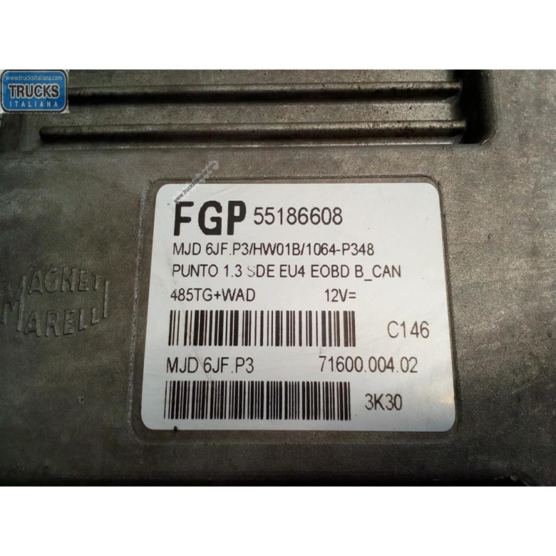 FIAT CENTRALINA MOTORE FIAT Punto 2003>2010 usato