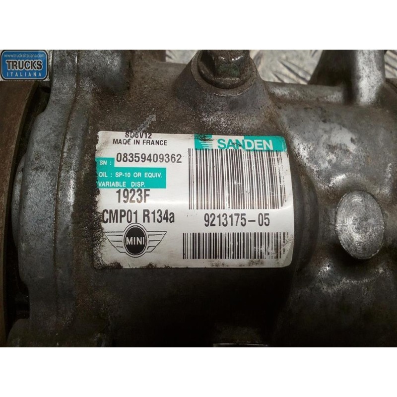 MINI COMPRESSORE ARIA CONDIZIONATA MINI R60  Countryman 2010>2014 usato