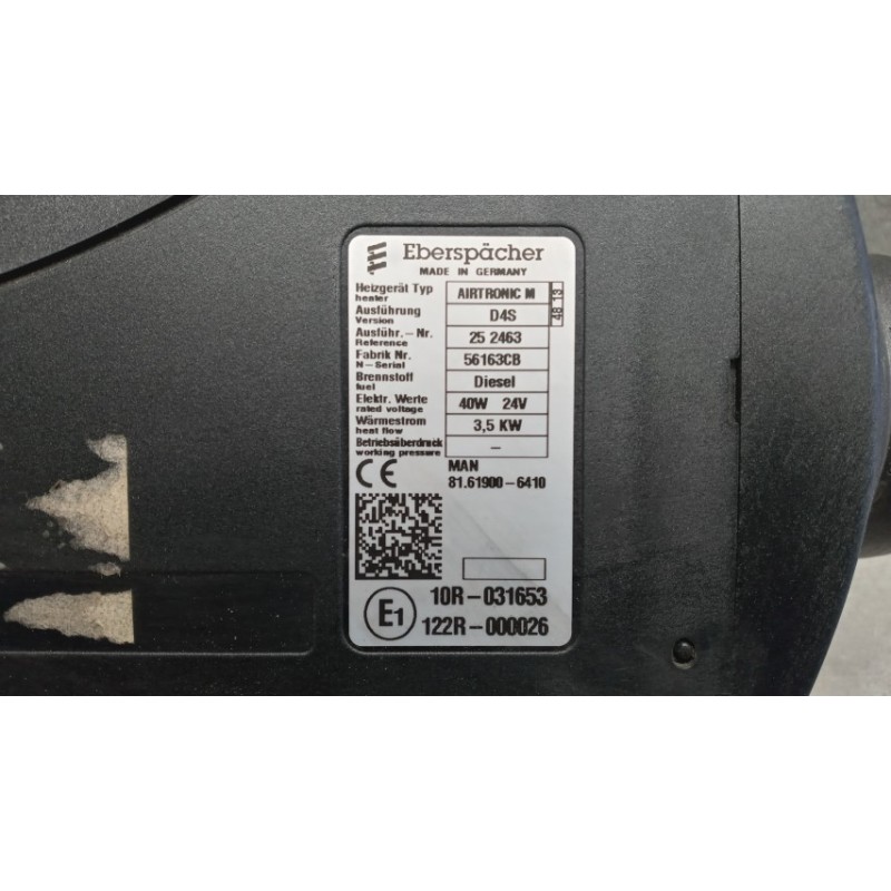 MAN WEBASTO MAN TGX euro 6 usato