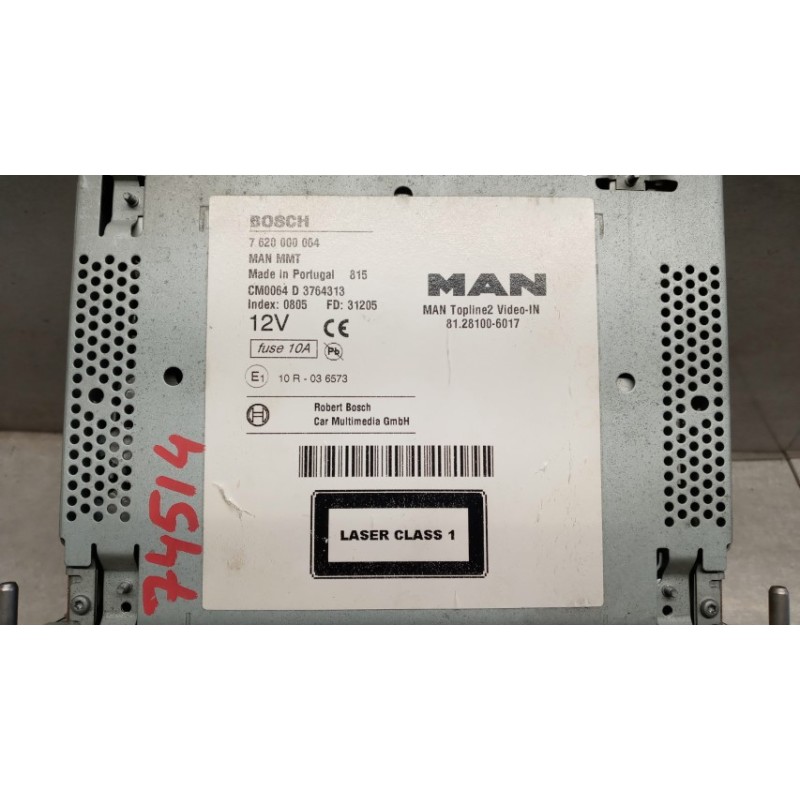 MAN AUTORADIO MAN TGX euro 6 usato