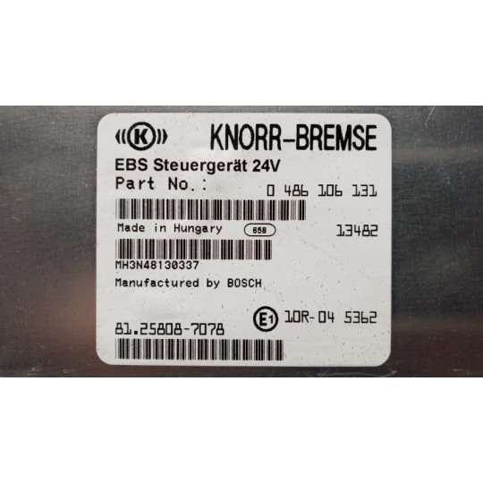 EBS CONTROL UNIT  MAN TGX euro 6 used