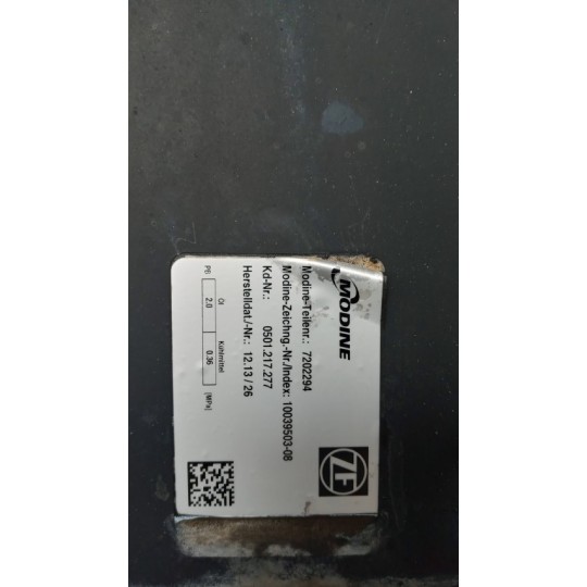 SCAMBIATORE DI CALORE MAN TGX euro 6 usato