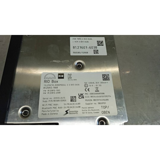 CENTRALINE VARIE C MAN TGX euro 6 usato