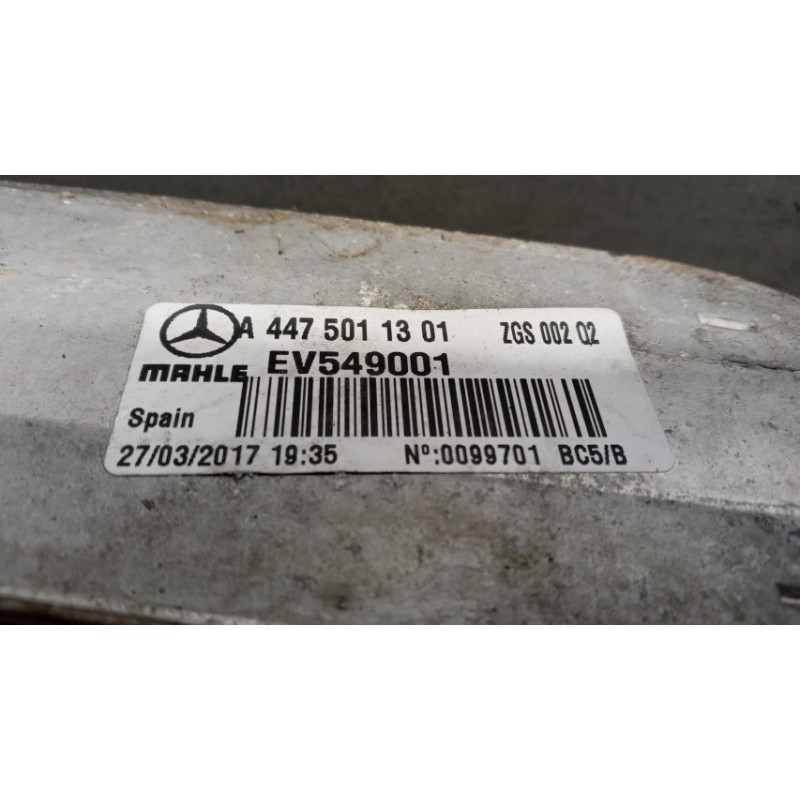 MERCEDES-BENZ van INTERCOOLERS HEAT RADIATOR  MERCEDES-BENZ van Vito-V (W447) 2014>2019 used